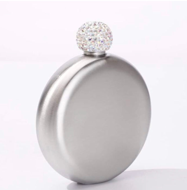8oz Diamond Top Flask
