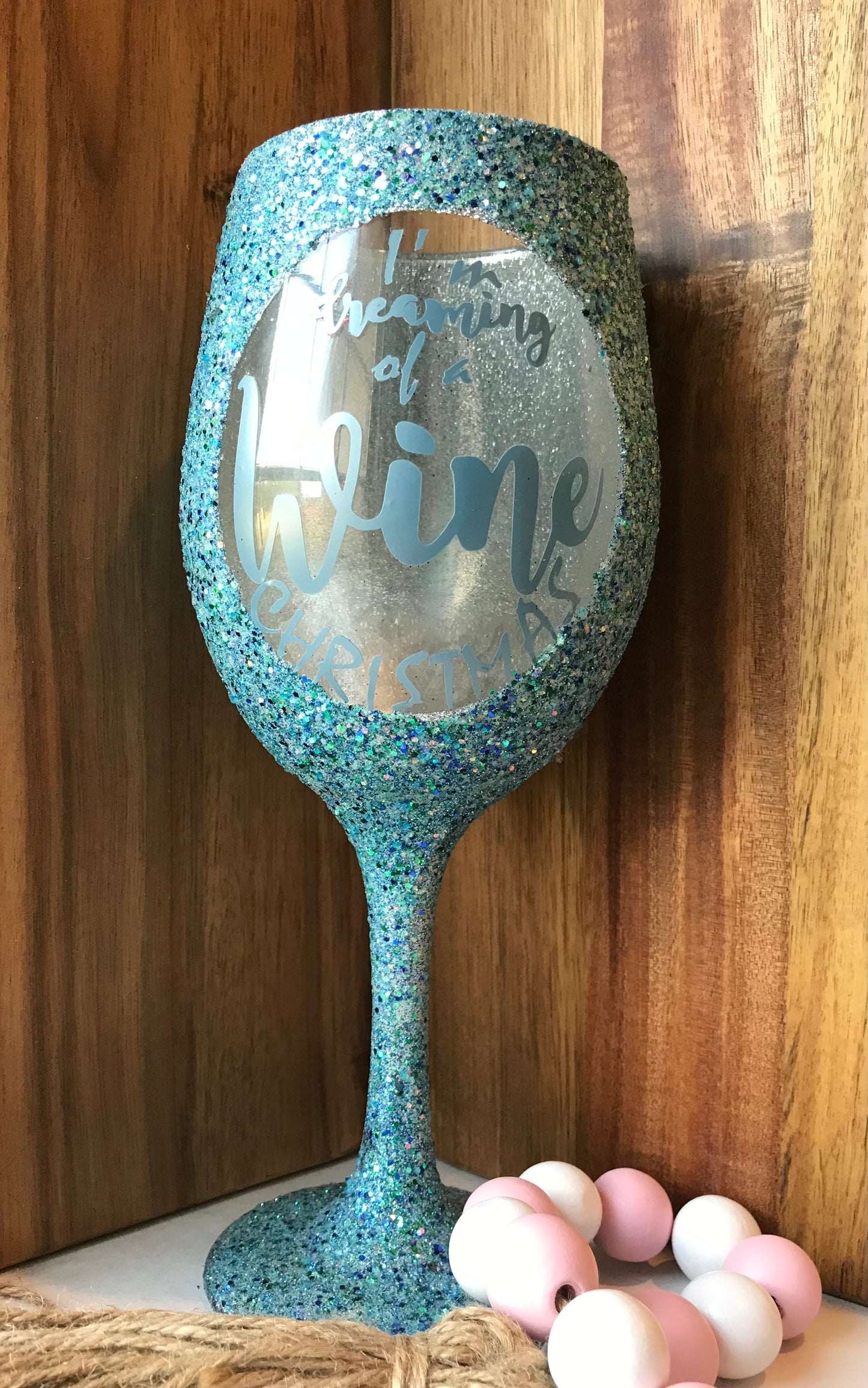 I’m Dreaming of a Wine Christmas Glass
