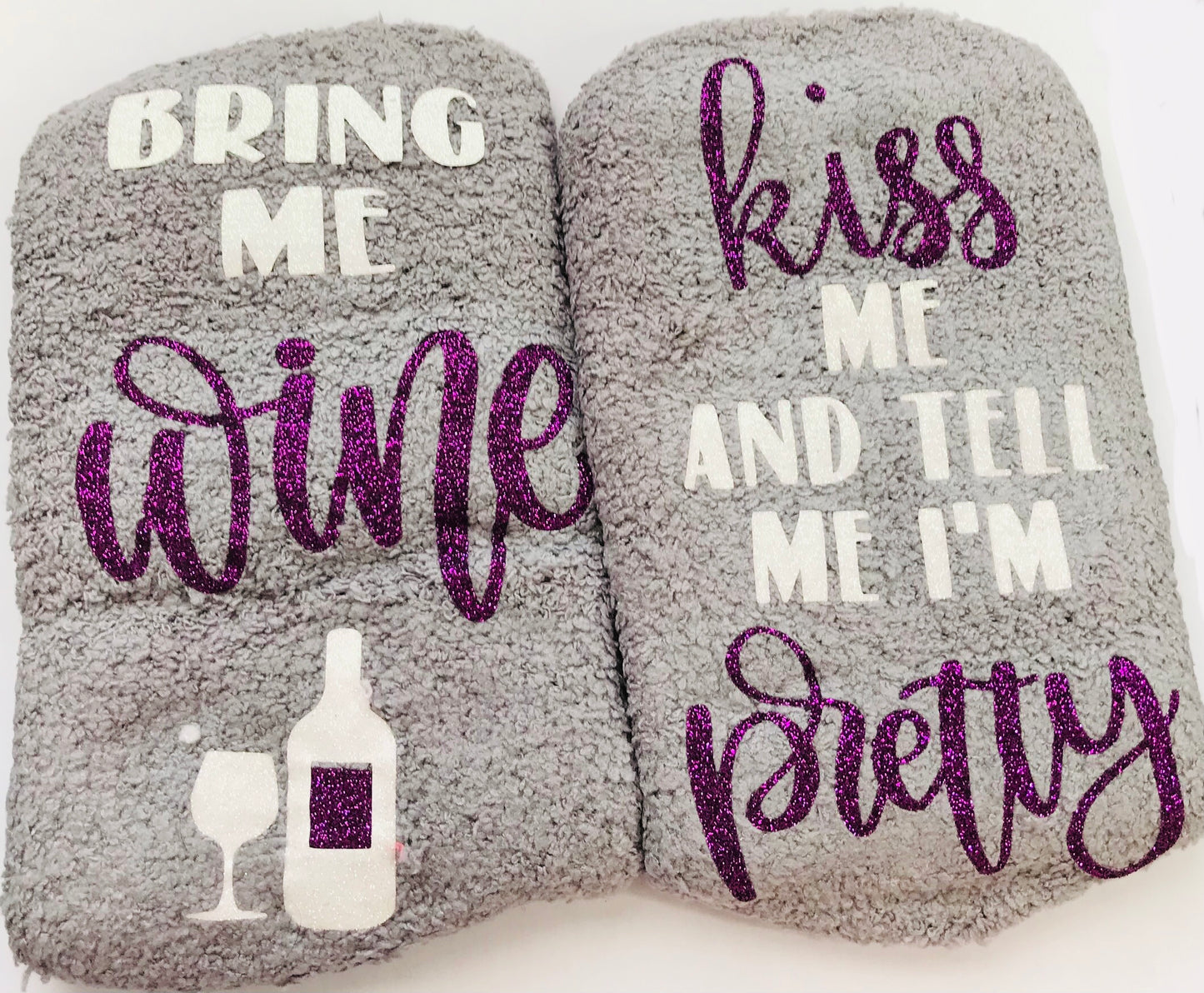 Kiss me and tell me I’m Pretty￼ Socks