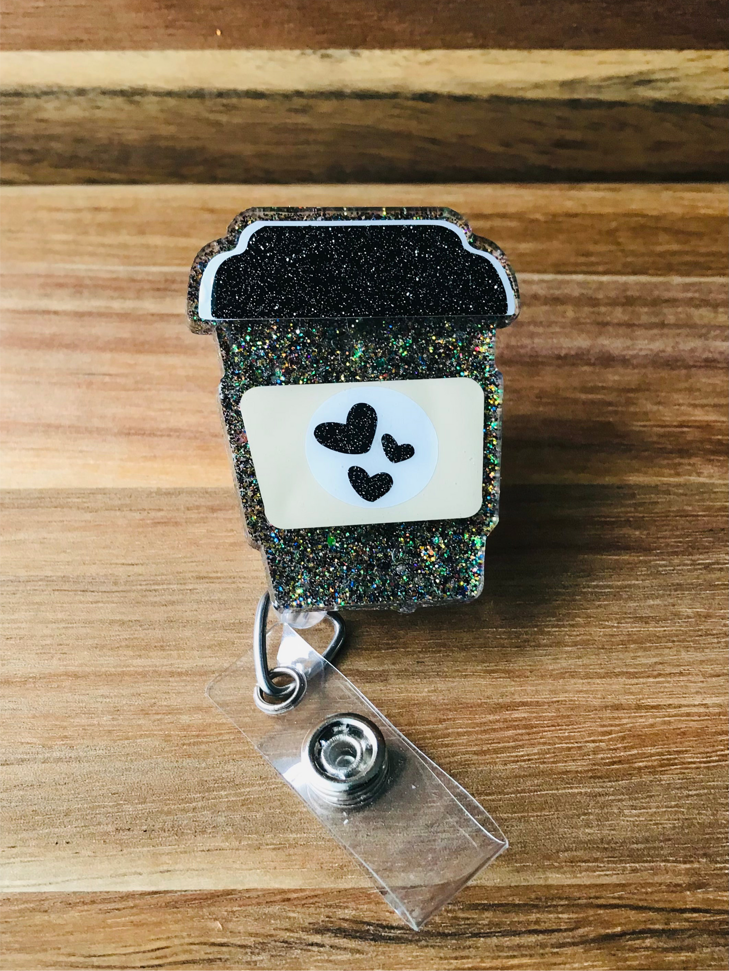 Coffee Cup Badge Reel