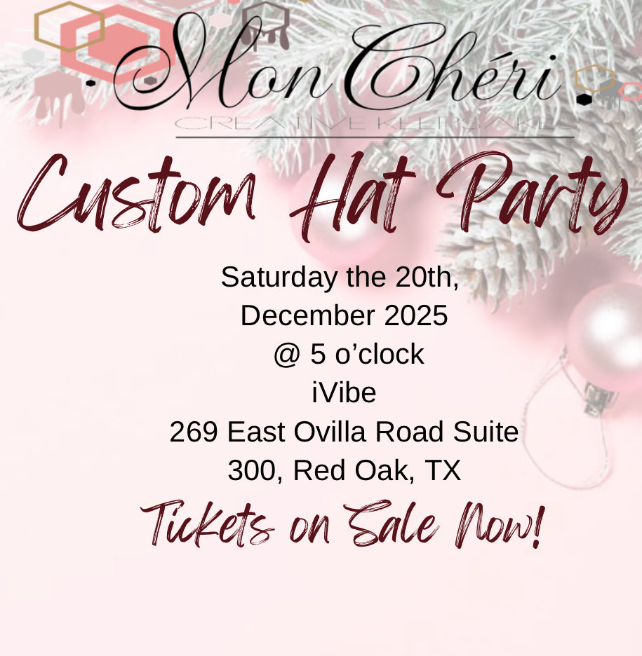 Custom Hat Bling Party!