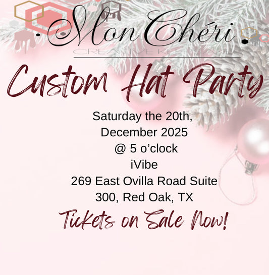 Custom Hat Bling Party!