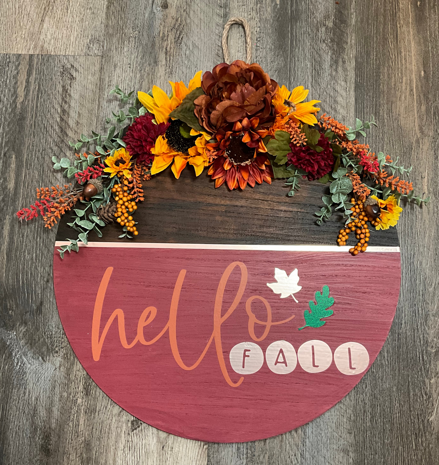 Hello Fall Door Sign