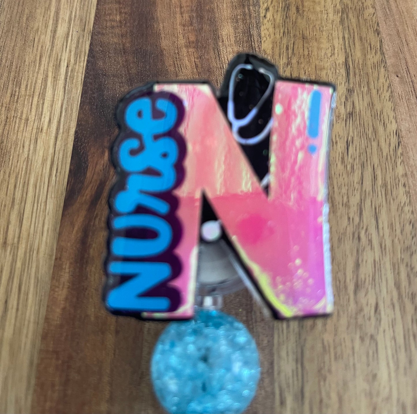 Nurse Bubble Gum Badge Reel