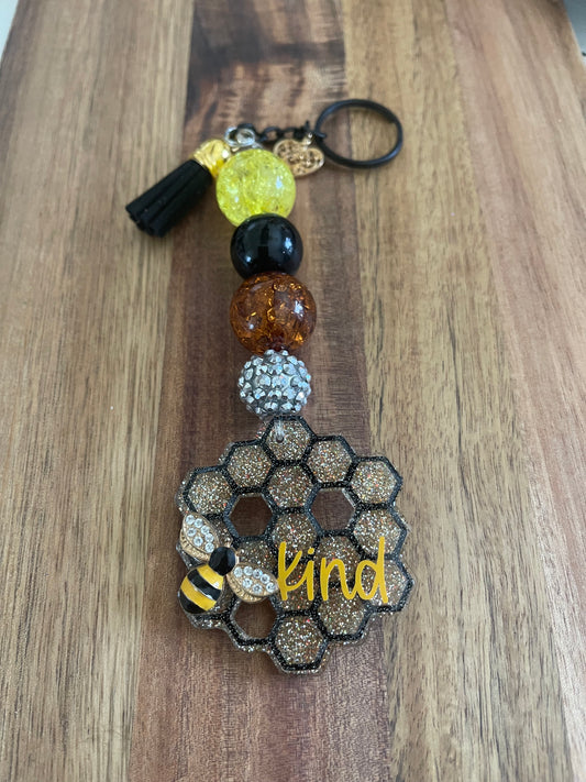 Bee Kind Bubble Gum Keychain