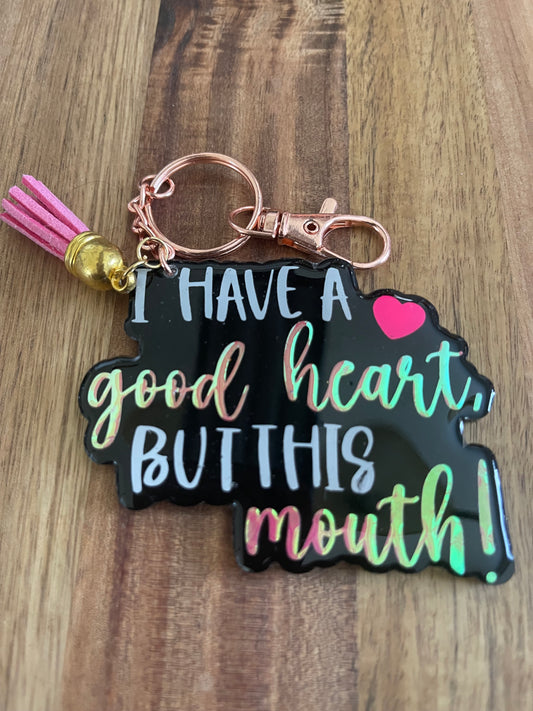 I have a Great Heart, but this Mouth Bubble Gum Keychain