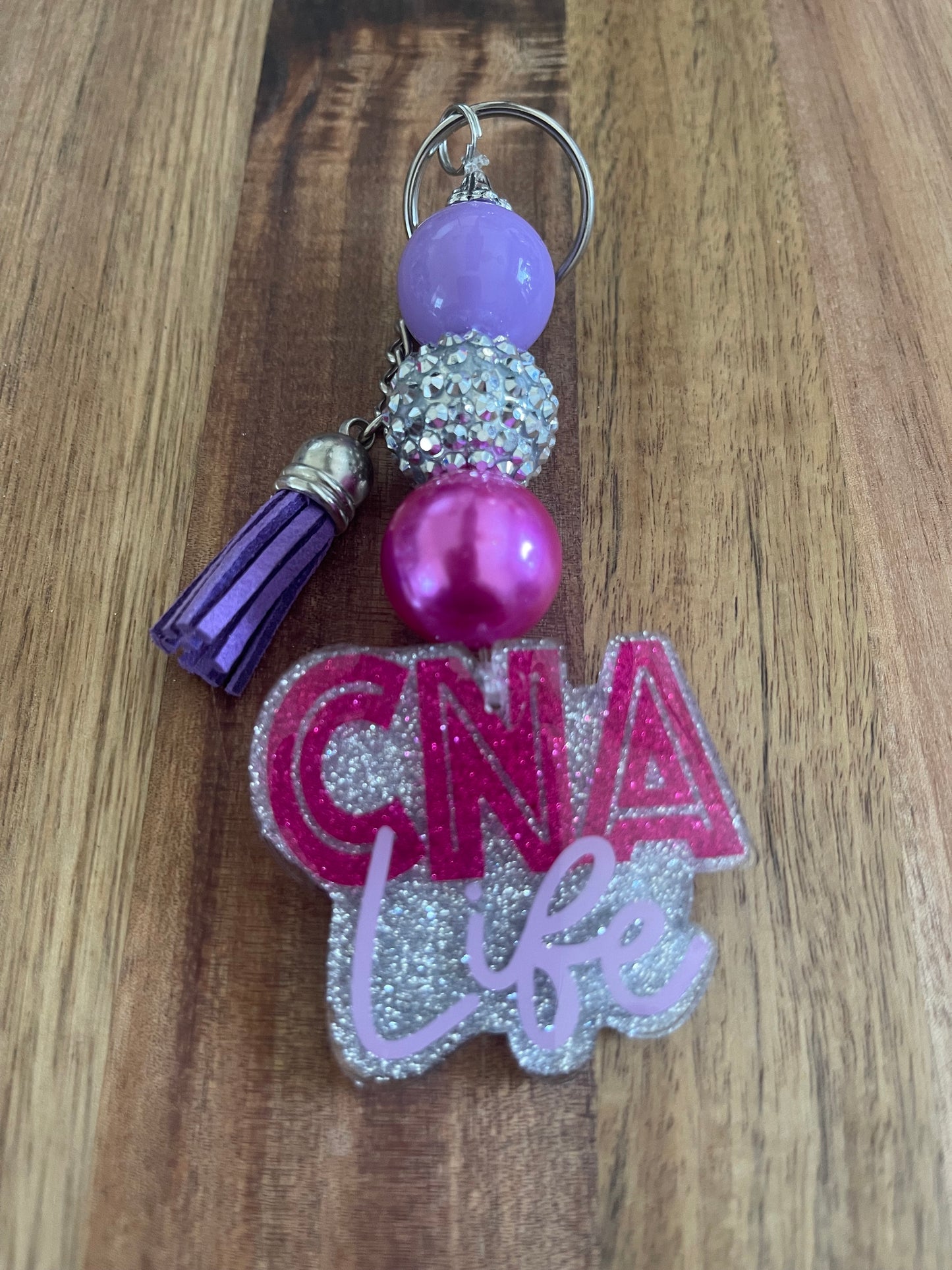 CNA Life Bubblegum Beads Key Ring