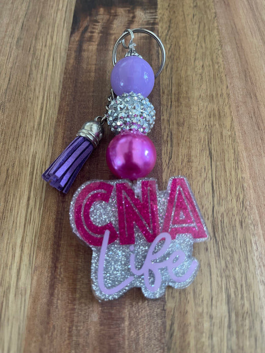 CNA Life Bubblegum Beads Key Ring