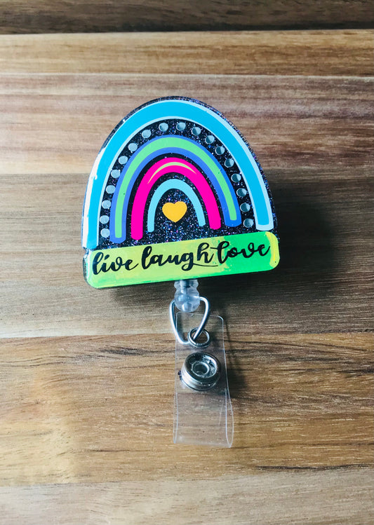 Live Laugh Love Badge Reel