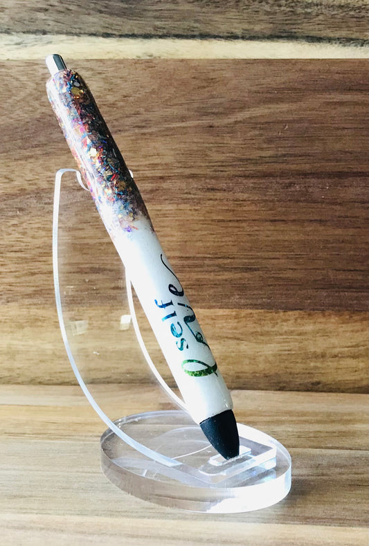 Self Love Rainbow & White Hombre Pen