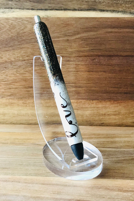 Love Brown & White Hombre Pen