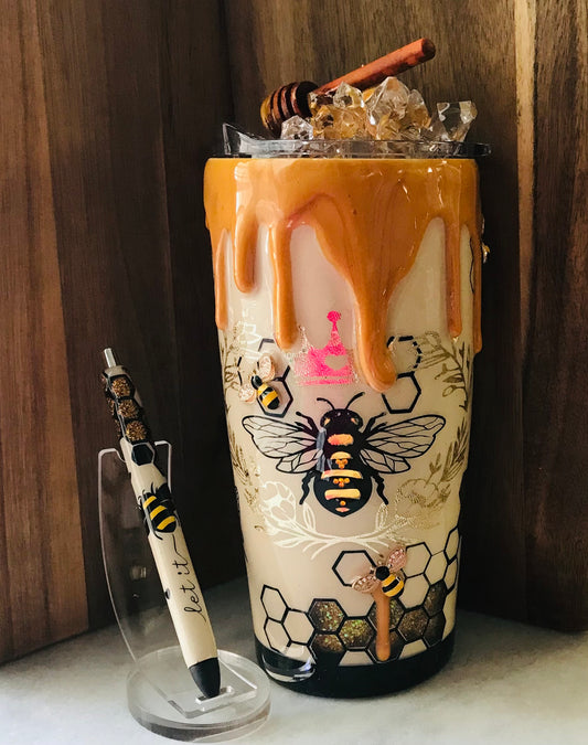 Customize Bee Storyboard Tumbler & Pen Set
