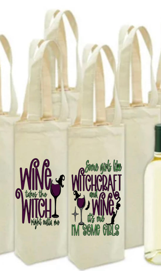 Halloween Wine Bags
