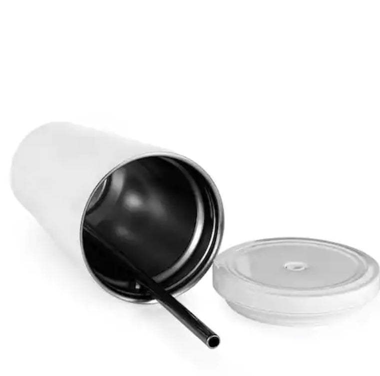 19 fl. oz. STEMLESS TUMBLER W/STRAW