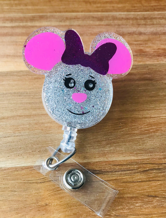 Baby Mouse Badge Reel