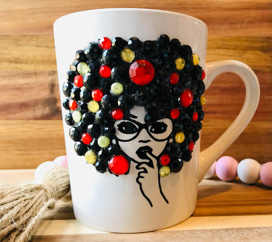 Blinged Out Sassy Red Coffee Mug