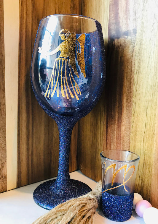 Zodiac Sign Wine & Shot Set