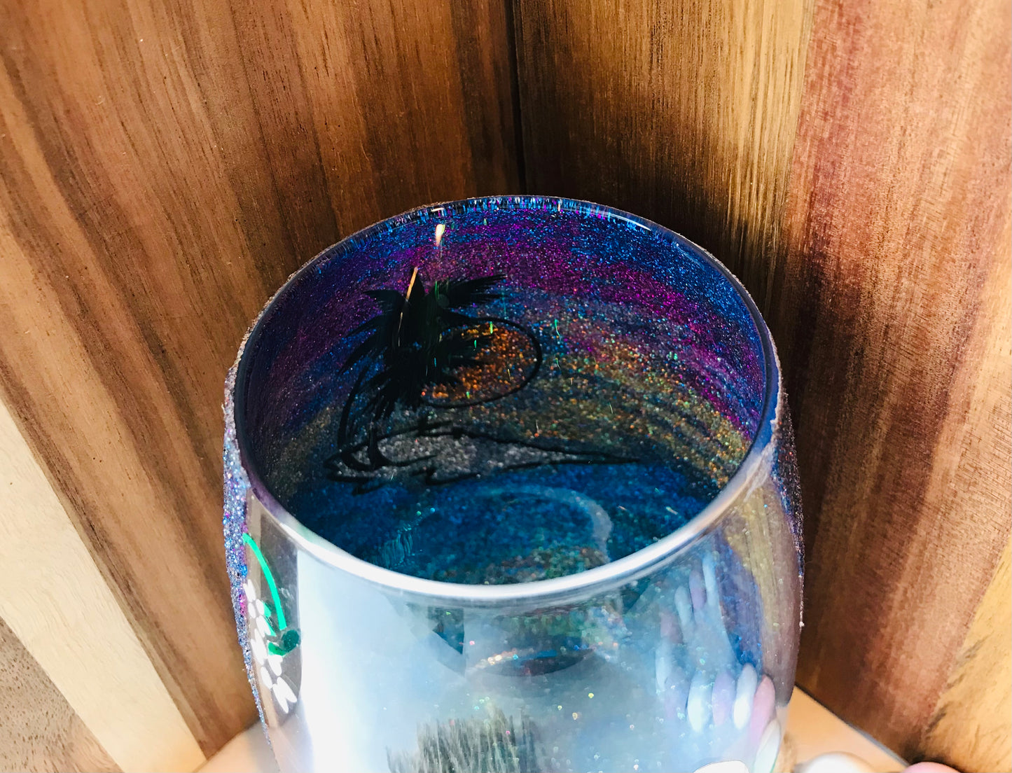 Tropical Wine Glass