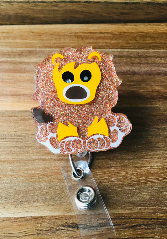 Baby Lion Badge Reel