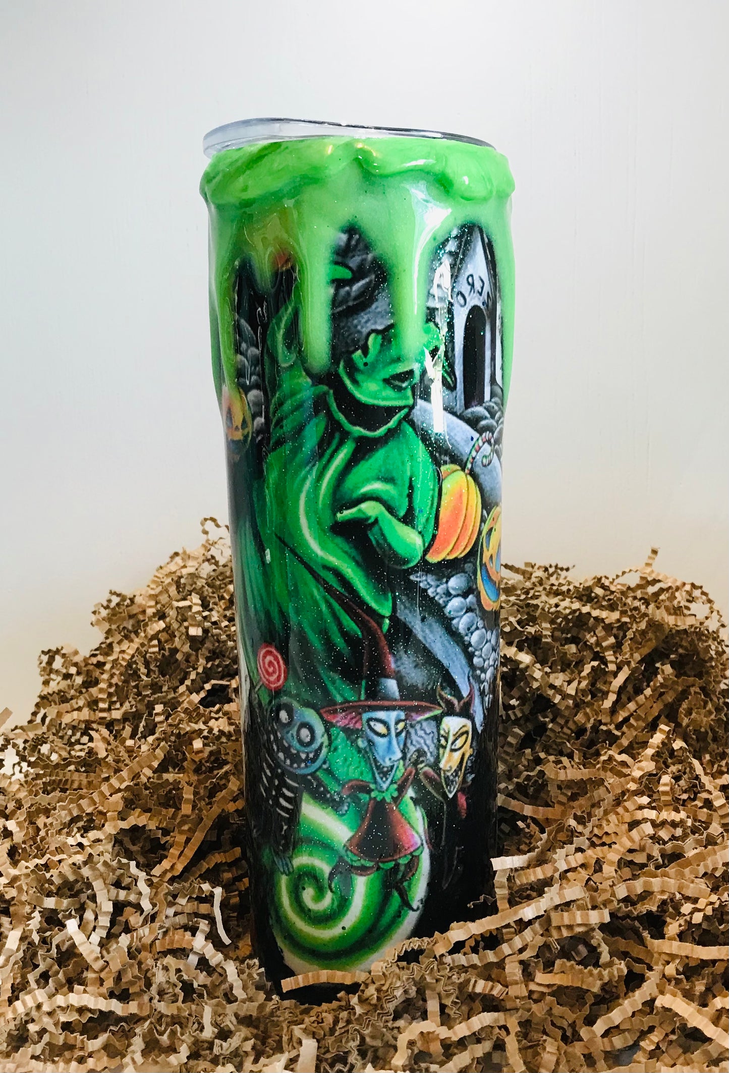 30 oz Glow in the Dark Halloween Straight Skinny Tumbler