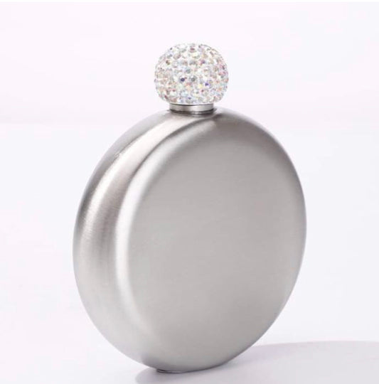 8oz Diamond Top Flask