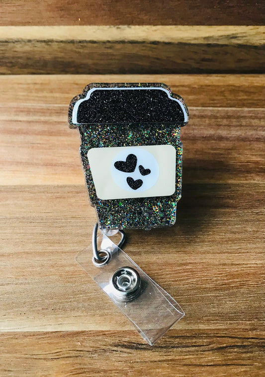 Black Coffee Badge Reel