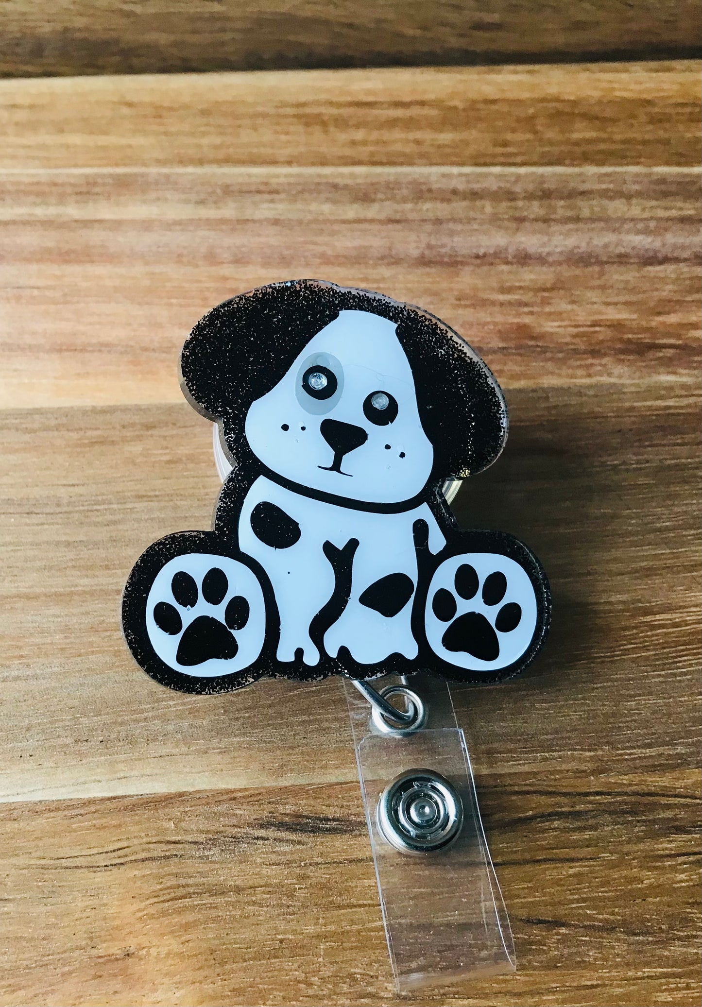 Baby Puppy  Badge Reel