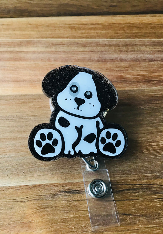 Baby Puppy  Badge Reel