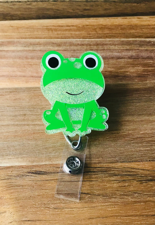 Baby Frog Badge Reel