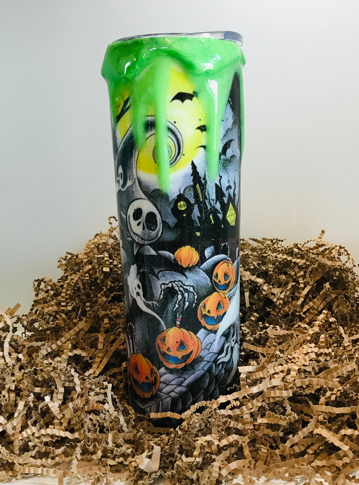 30 oz Glow in the Dark Halloween Straight Skinny Tumbler