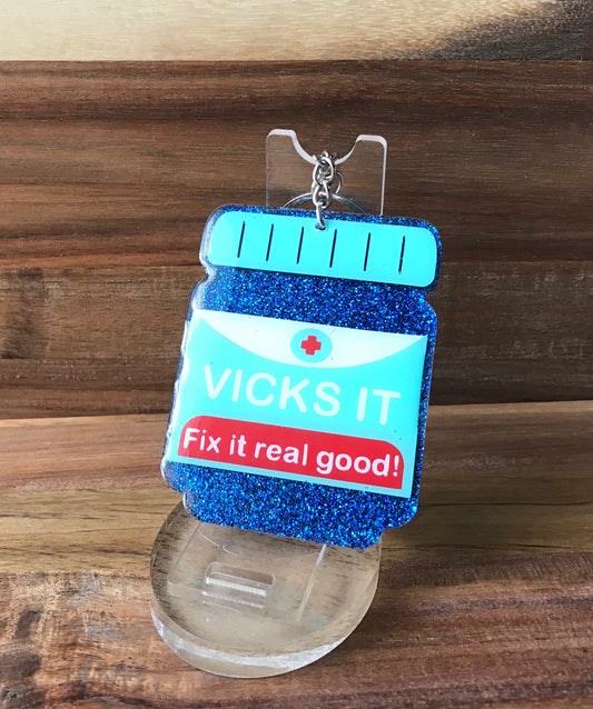 Vicks It Acrylic Keychain